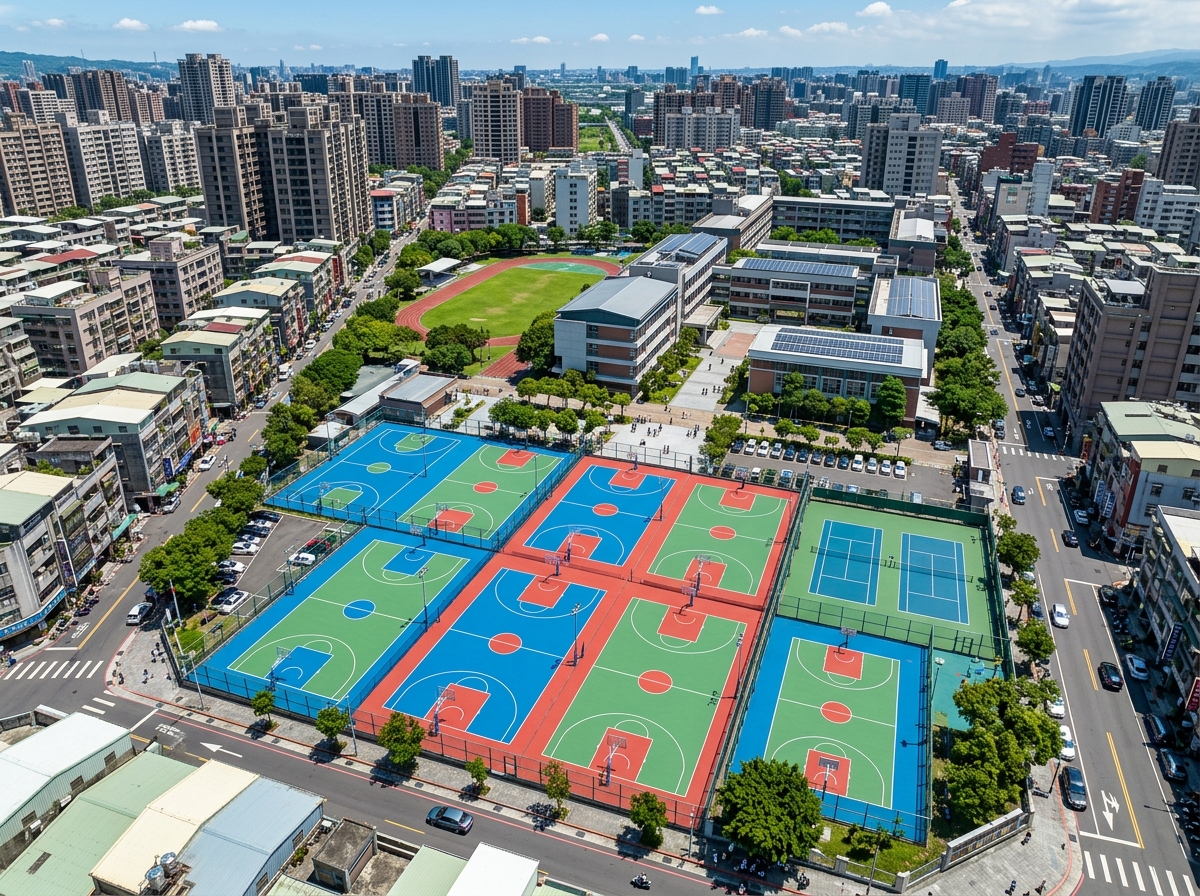 青岛市EPDM塑胶跑道硅PU篮球场 - 推荐